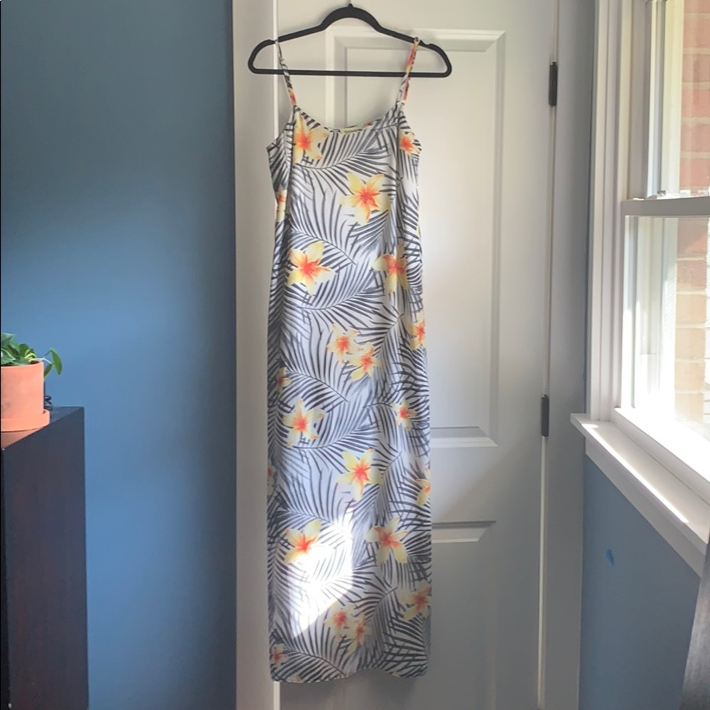 Maxi slit dress